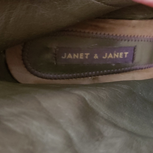 Sz 7 Janet & Janet brown/taupe Boot w opening - Picture 8 of 8